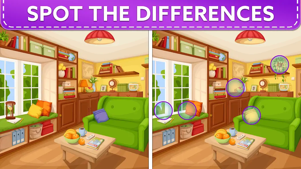 Download Spot 5 Differences: Find them! [MOD, Unlimited money] + Hack [MOD, Menu] for Android