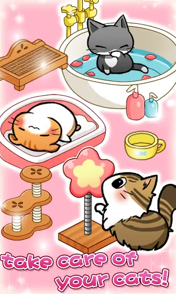 Download Cat Room - Cute Cat Games [MOD, Unlimited money/coins] + Hack [MOD, Menu] for Android