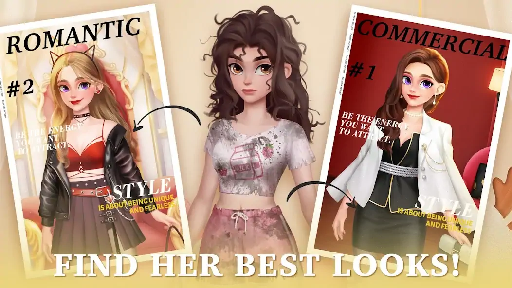 Download Fantasy Stylist: Match 3 [MOD, Unlimited coins] + Hack [MOD, Menu] for Android