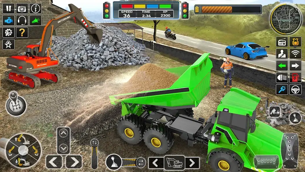 Download Heavy Excavator Simulator game [MOD, Unlimited money] + Hack [MOD, Menu] for Android