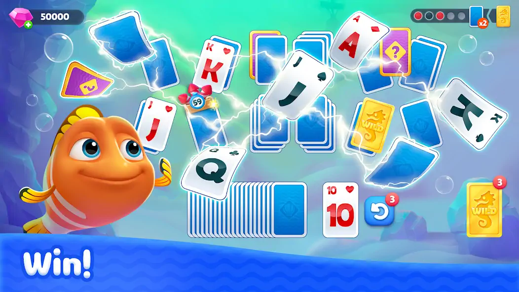 Download Fishdom Solitaire [MOD, Unlimited money] + Hack [MOD, Menu] for Android