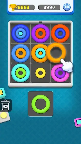 Download Color Rings - 3D Happy Ring Pu [MOD, Unlimited money] + Hack [MOD, Menu] for Android
