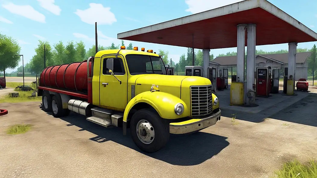 Download Gas Station - Truck Simulator [MOD, Unlimited money] + Hack [MOD, Menu] for Android