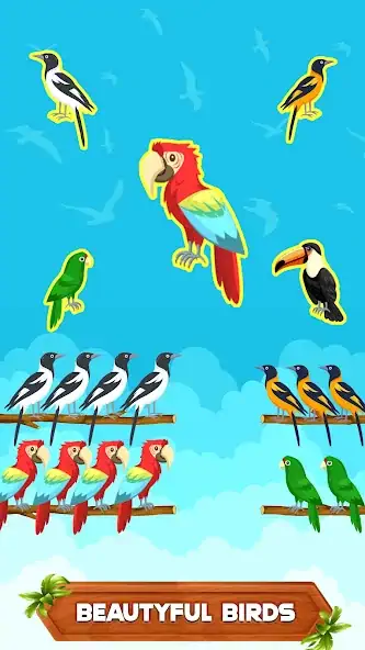 Download Bird Sort Color Puzzle Games [MOD, Unlimited money/gems] + Hack [MOD, Menu] for Android