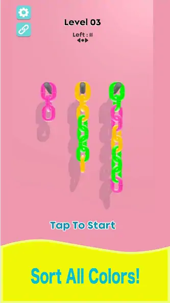 Download Chain Sort - Color Puzzle Game [MOD, Unlimited money] + Hack [MOD, Menu] for Android
