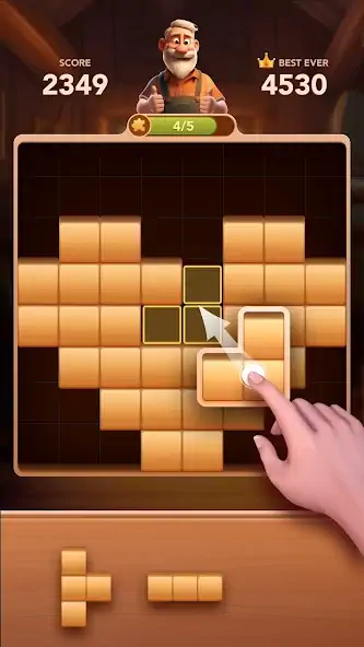 Download Wood Block - Block Puzzle Game [MOD, Unlimited money] + Hack [MOD, Menu] for Android