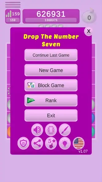 Download Drop The Number 7 : Ball Game [MOD, Unlimited money] + Hack [MOD, Menu] for Android