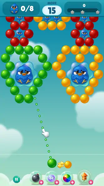 Download Bubble Birds Pop: Shoot & pop [MOD, Unlimited money/coins] + Hack [MOD, Menu] for Android