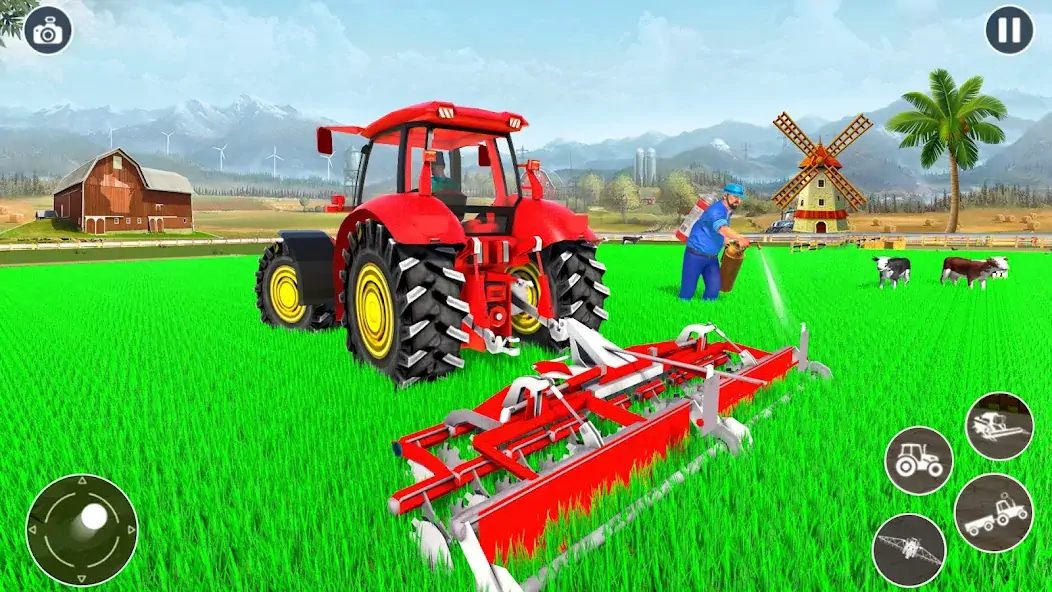 Download Tractor Farming Games Sim [MOD, Unlimited money] + Hack [MOD, Menu] for Android