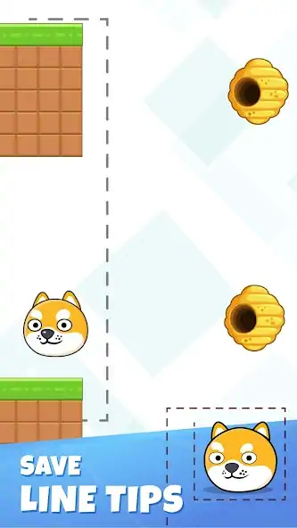 Download Doge Puzzle: Draw Line To Save [MOD, Unlimited money] + Hack [MOD, Menu] for Android
