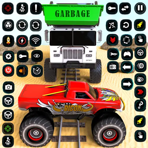 Download Garbage Truck Derby Crash Game [MOD, Unlimited coins] + Hack [MOD, Menu] for Android