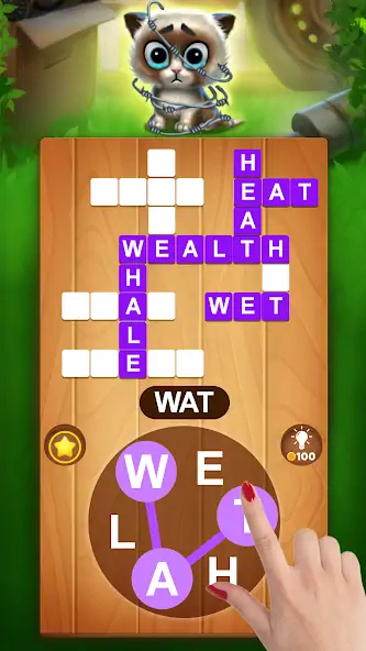 Download Words & Animals: Crossword [MOD, Unlimited money/coins] + Hack [MOD, Menu] for Android