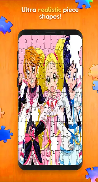 Download Precure Anime Jigsaw Puzzle [MOD, Unlimited money/gems] + Hack [MOD, Menu] for Android