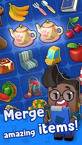Download Merge Mayor - Match Puzzle [MOD, Unlimited money/gems] + Hack [MOD, Menu] for Android