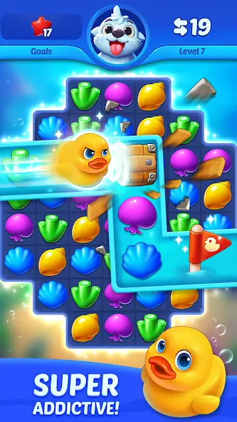 Download Ocean Match [MOD, Unlimited money] + Hack [MOD, Menu] for Android