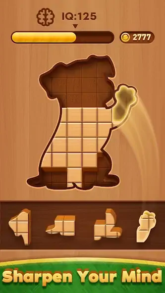 Download Block Puzzle: Wood Jigsaw Game [MOD, Unlimited coins] + Hack [MOD, Menu] for Android