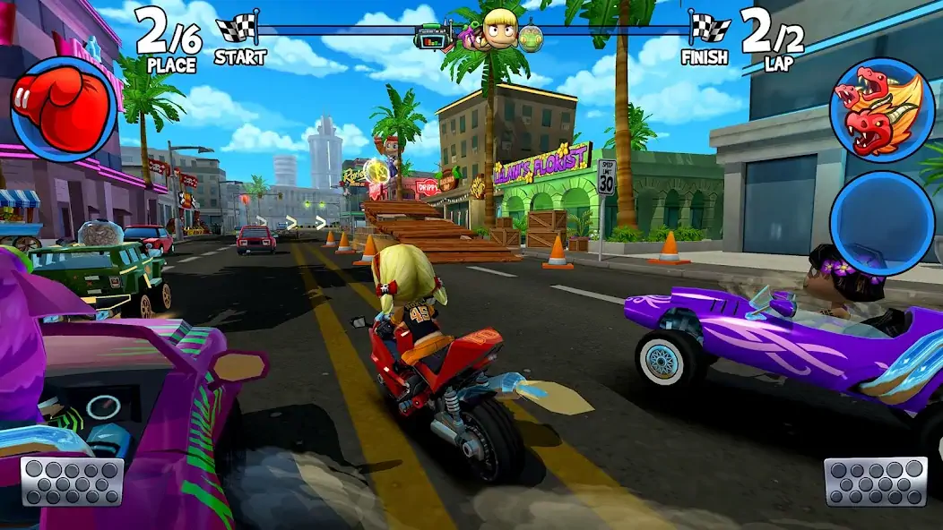Download Beach Buggy Racing 2 [MOD, Unlimited coins] + Hack [MOD, Menu] for Android