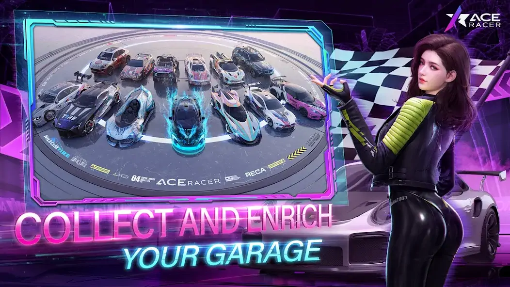 Download Ace Racer [MOD, Unlimited money/gems] + Hack [MOD, Menu] for Android