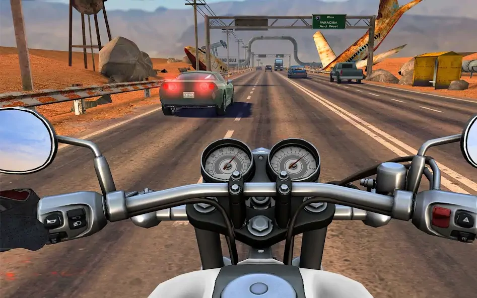 Download Moto Rider GO: Highway Traffic [MOD, Unlimited money/gems] + Hack [MOD, Menu] for Android