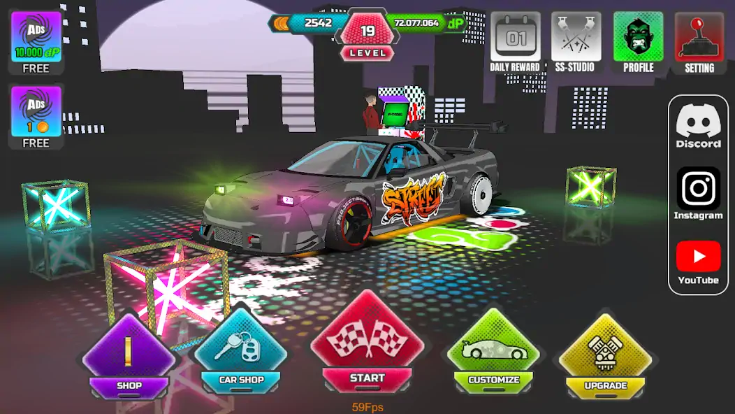 Download Project Drift 2.0 [MOD, Unlimited coins] + Hack [MOD, Menu] for Android