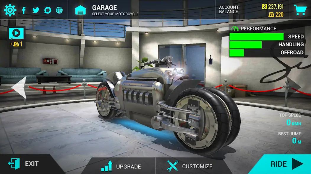 Download Ultimate Motorcycle Simulator [MOD, Unlimited money/coins] + Hack [MOD, Menu] for Android