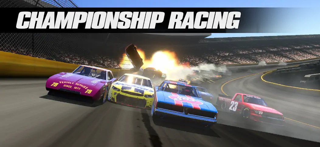 Download Stock Car Racing [MOD, Unlimited money/gems] + Hack [MOD, Menu] for Android