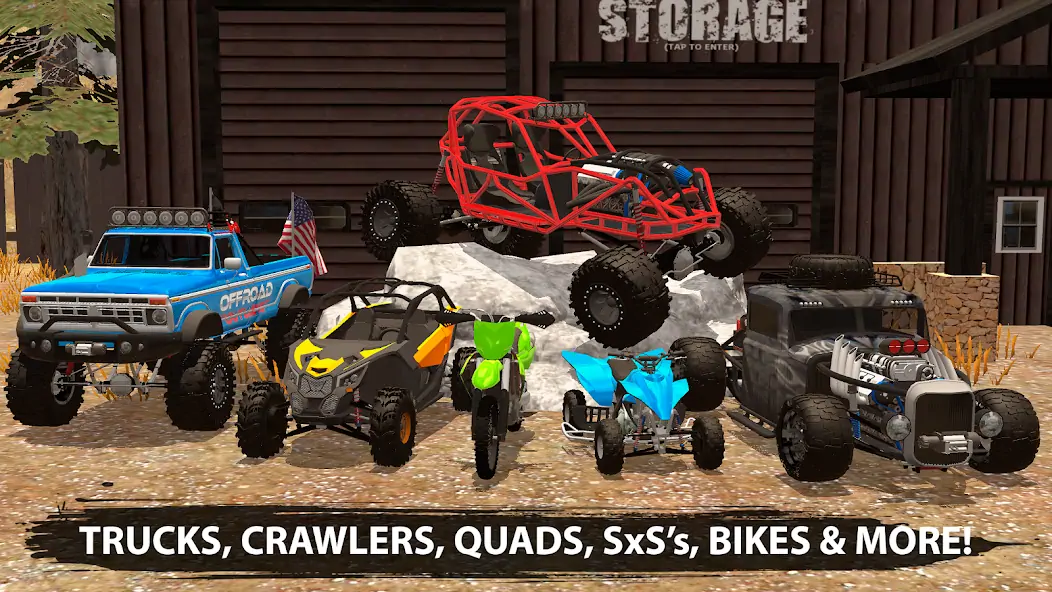 Download Offroad Outlaws [MOD, Unlimited money/gems] + Hack [MOD, Menu] for Android