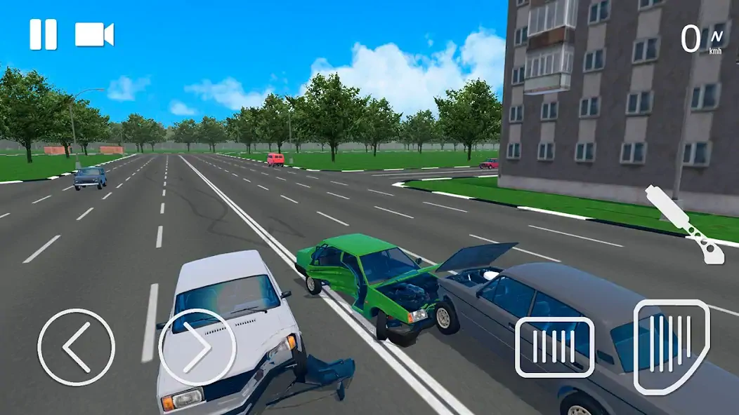 Download Russian Car Crash Simulator [MOD, Unlimited money] + Hack [MOD, Menu] for Android