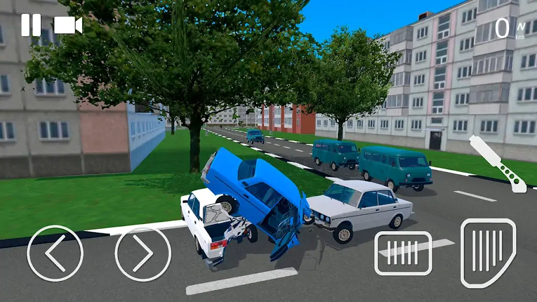 Download Russian Car Crash Simulator [MOD, Unlimited money] + Hack [MOD, Menu] for Android