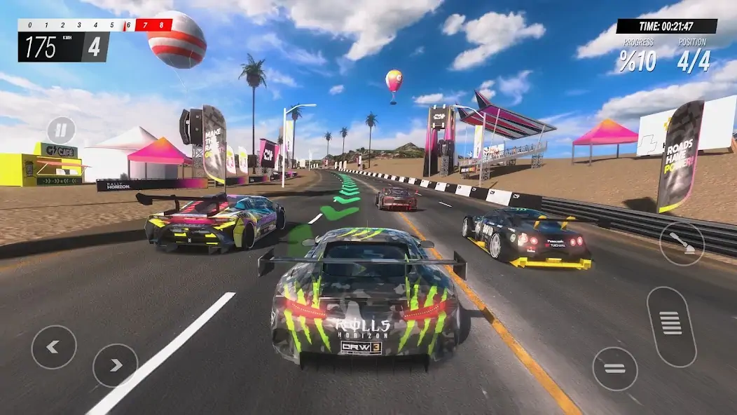 Download Rally Horizon [MOD, Unlimited money/gems] + Hack [MOD, Menu] for Android