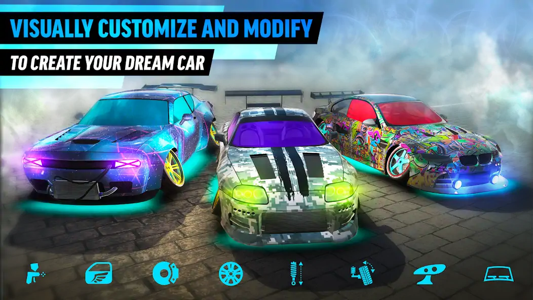 Download Drift Max World - Racing Game [MOD, Unlimited coins] + Hack [MOD, Menu] for Android