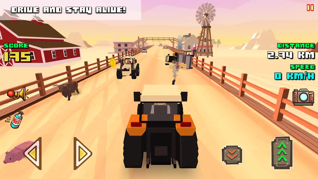 Download Blocky Farm Racing & Simulator [MOD, Unlimited money/gems] + Hack [MOD, Menu] for Android