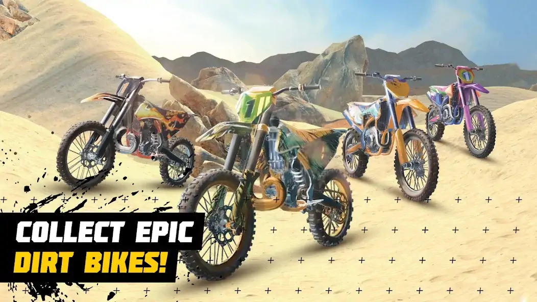 Download Dirt Bike Unchained: MX Racing [MOD, Unlimited money/coins] + Hack [MOD, Menu] for Android