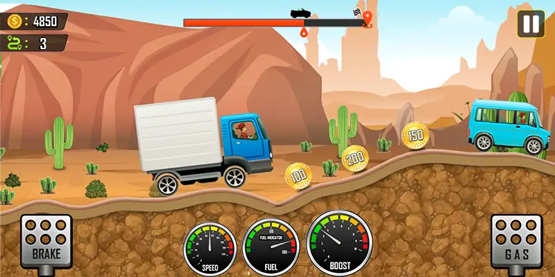 Download Racing the Hill [MOD, Unlimited money] + Hack [MOD, Menu] for Android