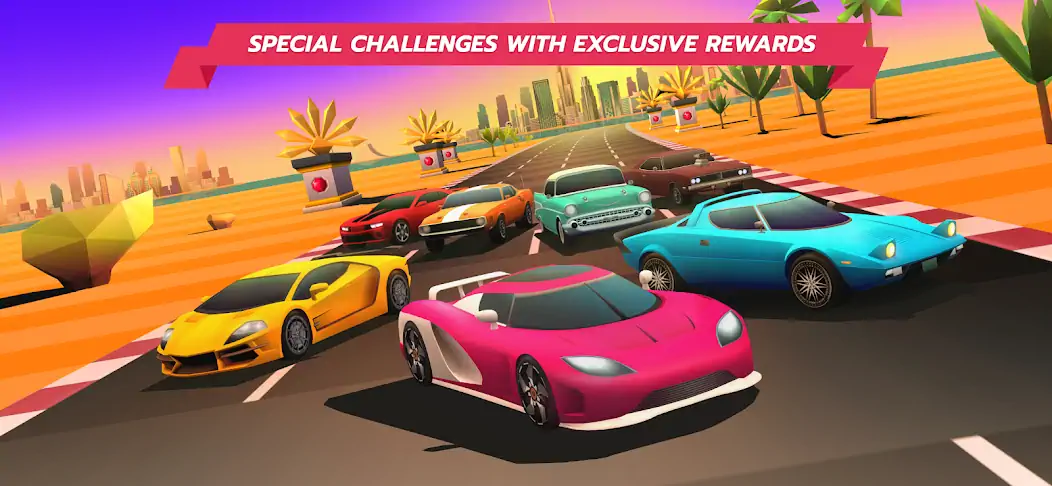Download Horizon Chase – Arcade Racing [MOD, Unlimited money/coins] + Hack [MOD, Menu] for Android