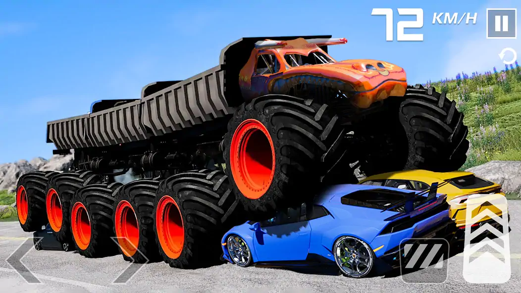 Download Car Games: Monster Truck Stunt [MOD, Unlimited money/gems] + Hack [MOD, Menu] for Android
