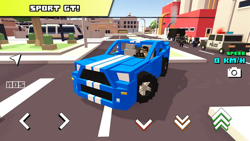Download Blocky Car Racer - racing game [MOD, Unlimited money] + Hack [MOD, Menu] for Android
