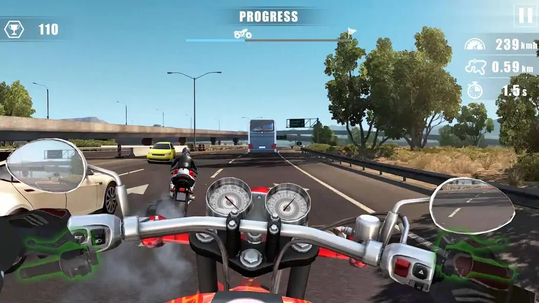 Download Moto Bike Race : Driving Car [MOD, Unlimited coins] + Hack [MOD, Menu] for Android