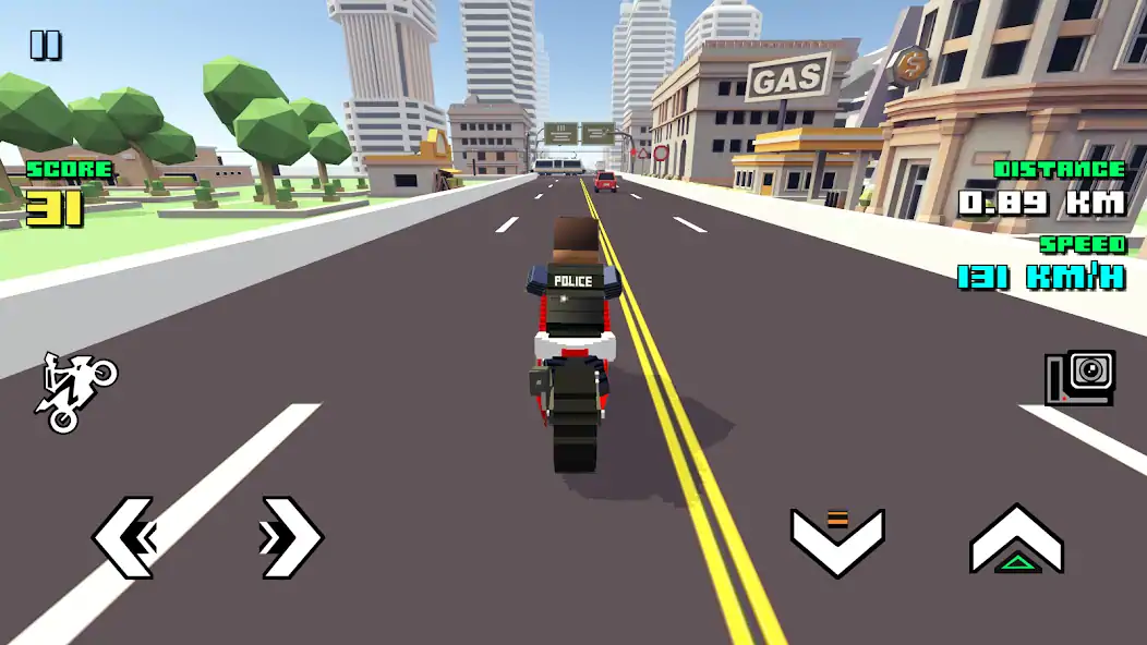 Download Blocky Moto Racing: Bike Rider [MOD, Unlimited money] + Hack [MOD, Menu] for Android