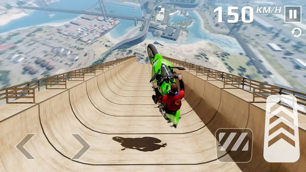Download GT Moto Stunts 3D: Bike Games [MOD, Unlimited coins] + Hack [MOD, Menu] for Android