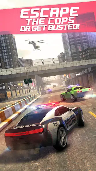 Download Highway Getaway: Police Chase [MOD, Unlimited money/coins] + Hack [MOD, Menu] for Android