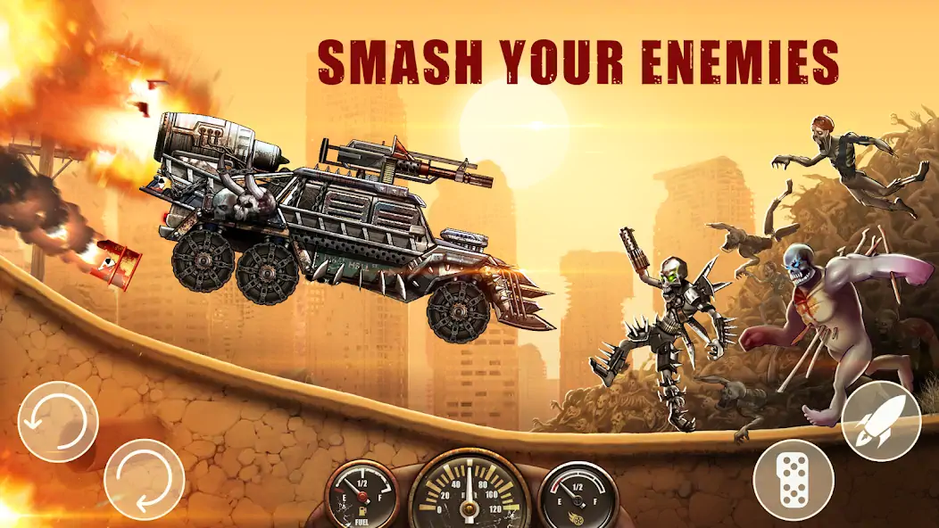 Download Zombie Hill Racing: Earn Climb [MOD, Unlimited coins] + Hack [MOD, Menu] for Android