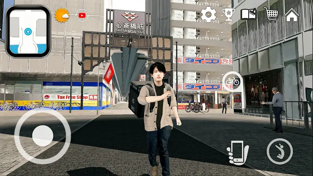 Download Bike Deliver Japan: Race Game [MOD, Unlimited coins] + Hack [MOD, Menu] for Android