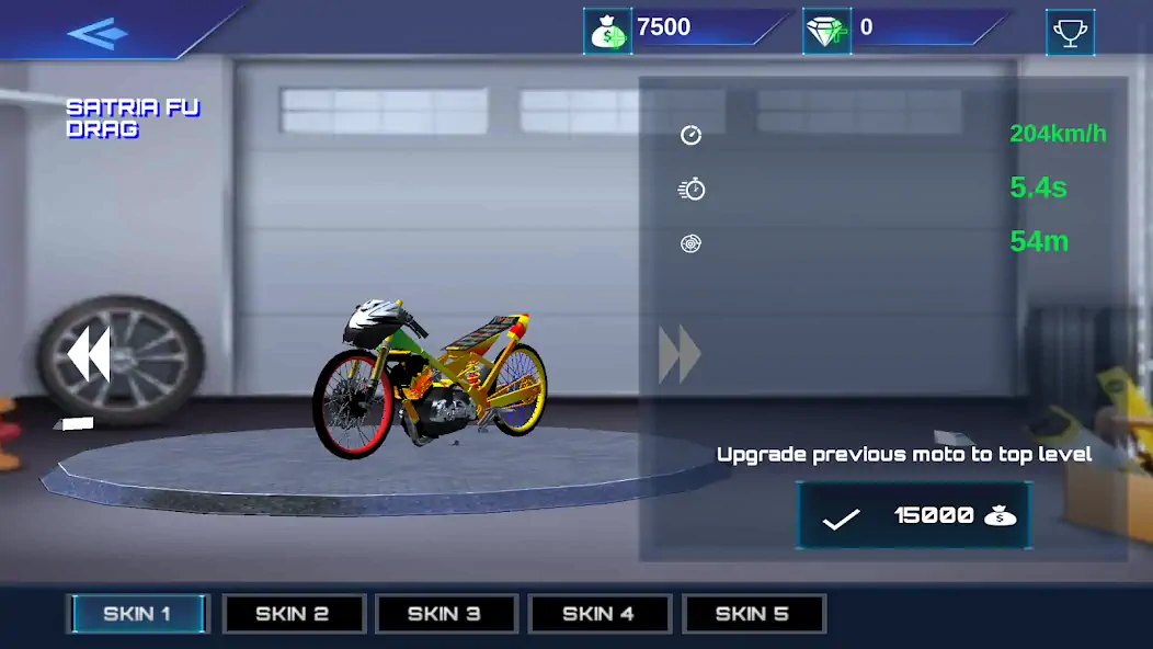Download Real Drag Bike Racing [MOD, Unlimited coins] + Hack [MOD, Menu] for Android