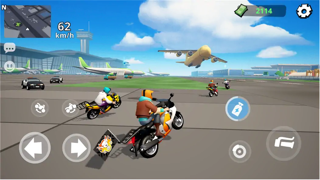 Download Moto City: Mad Bike Delivery [MOD, Unlimited money/coins] + Hack [MOD, Menu] for Android