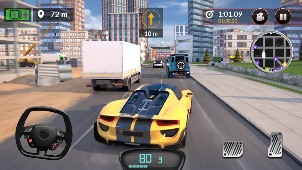 Download Drive for Speed: Simulator [MOD, Unlimited coins] + Hack [MOD, Menu] for Android