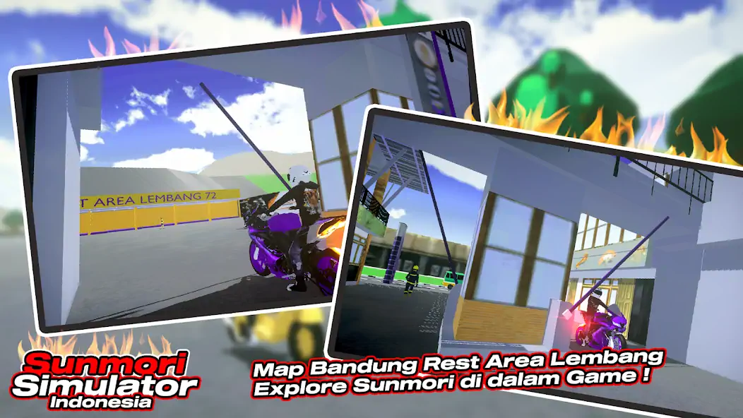 Download Sunmori Simulator Indonesia [MOD, Unlimited coins] + Hack [MOD, Menu] for Android