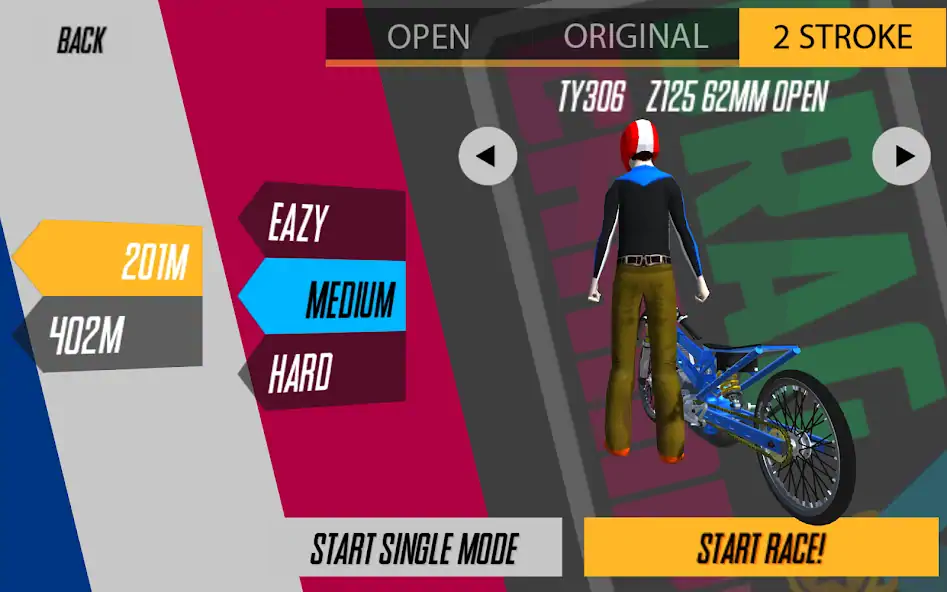 Download Drag King - 201m thailand raci [MOD, Unlimited money/coins] + Hack [MOD, Menu] for Android