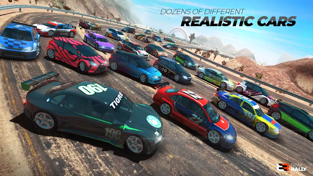 Download Real Rally: Drifting Game [MOD, Unlimited coins] + Hack [MOD, Menu] for Android