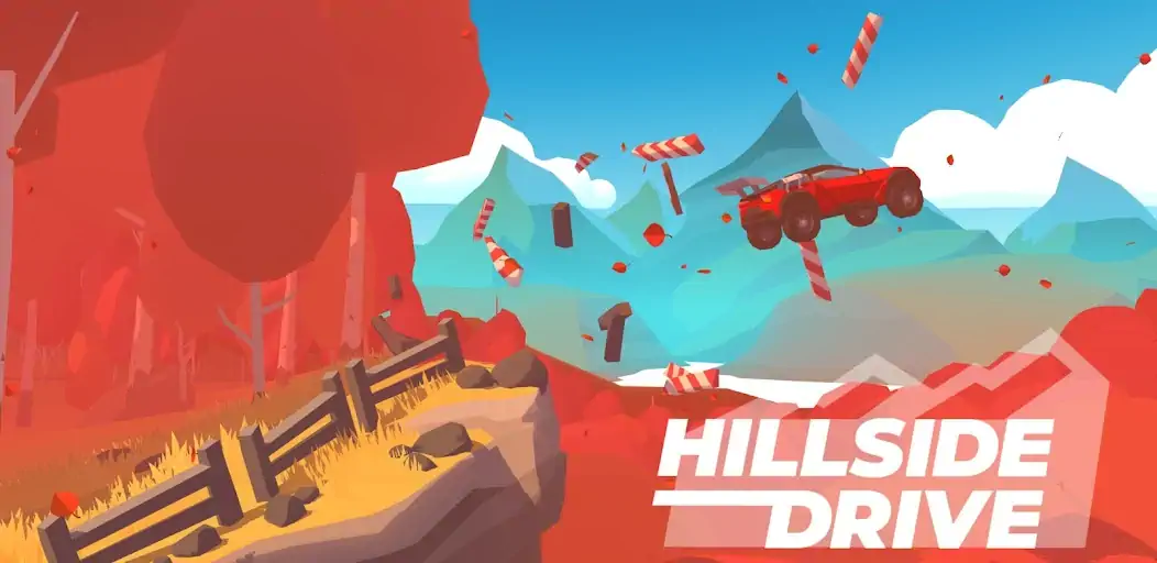 Download Hillside Drive: car racing [MOD, Unlimited money/gems] + Hack [MOD, Menu] for Android